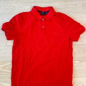 Hugo Boss Vibrant Red Polo Shirt